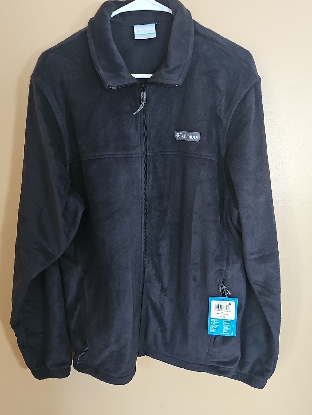 NWT Columbia Black Fleece Jacket MENS SIZE M